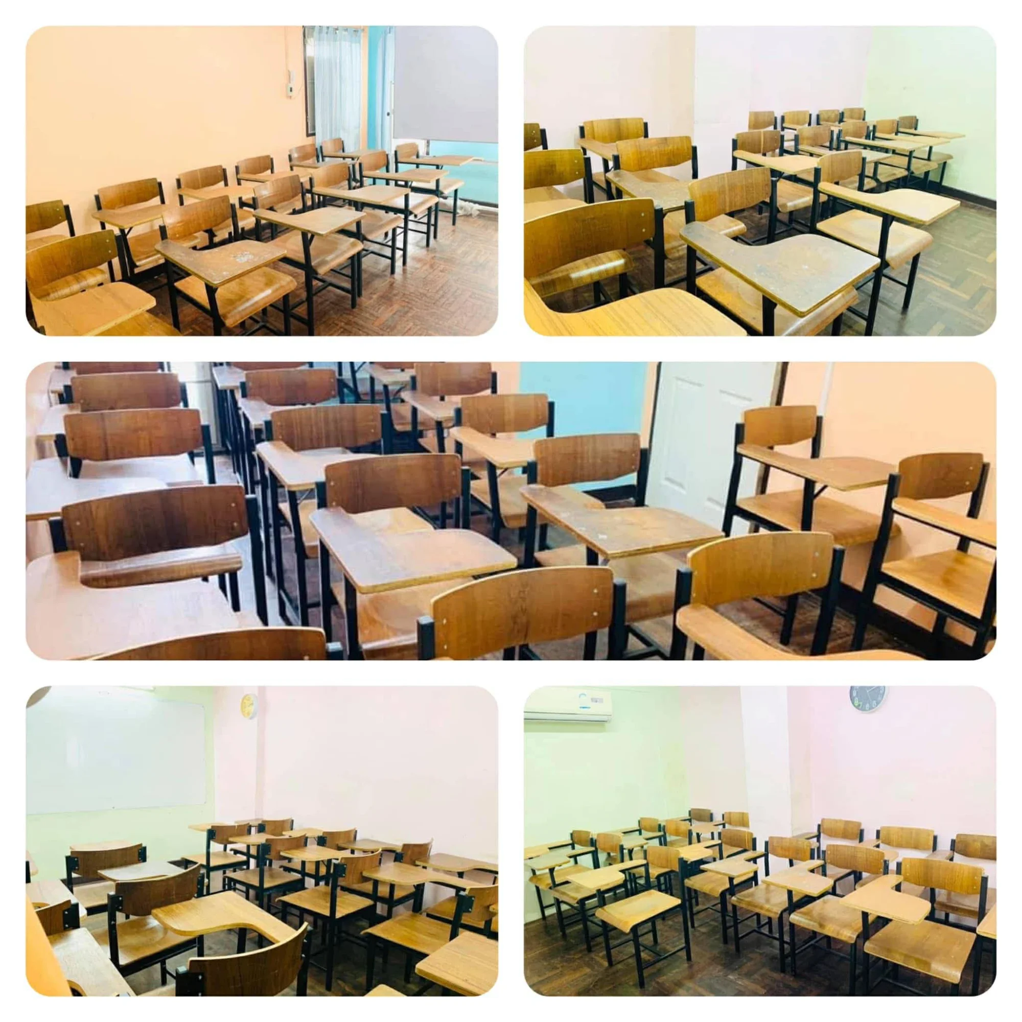 ห้องเรียนหลายห้อง